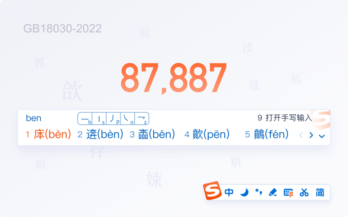 搜狗输入法智能联想示例